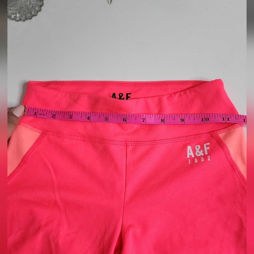 🔥Abercrombie & Fitch🔥 Pink Leggings Stretchy Athletic Wear XS - Picture 4 of 5